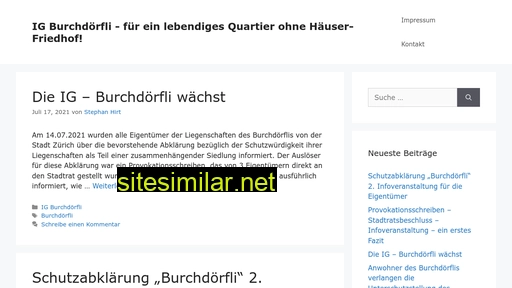 burchdoerfli.ch alternative sites