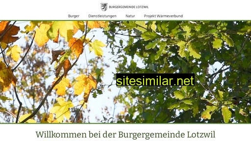 burgergemeindelotzwil.ch alternative sites