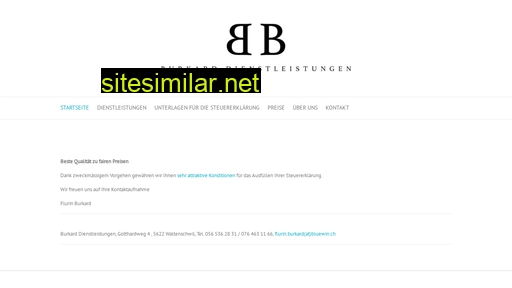 burkard-steuern.ch alternative sites