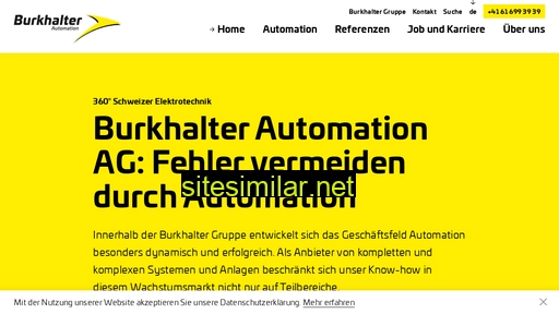burkhalter-automation.ch alternative sites