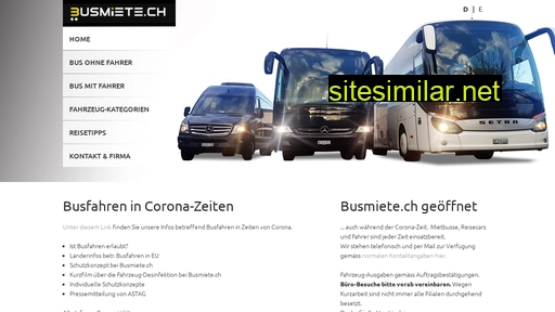 busmiete.ch alternative sites