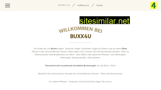 buxus.ch alternative sites