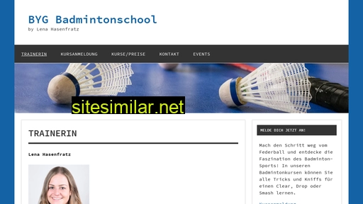 byg-badminton.ch alternative sites