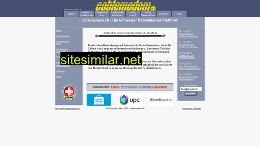 cablemodem.ch alternative sites