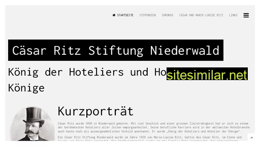 caesarritz-stiftung.ch alternative sites