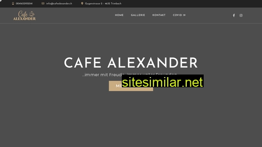cafealexander.ch alternative sites