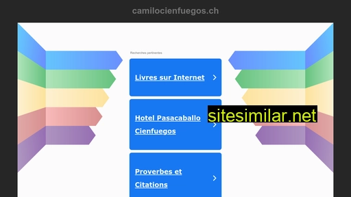 camilocienfuegos.ch alternative sites
