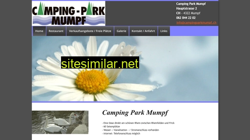 campingparkmumpf.ch alternative sites