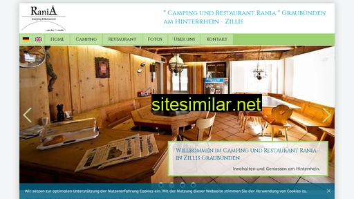 campingrania.ch alternative sites