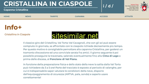 Capannacristallina similar sites