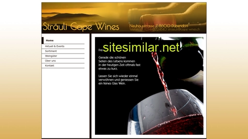 cape-wines.ch alternative sites