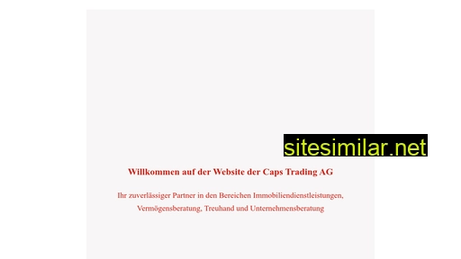 caps-trading.ch alternative sites