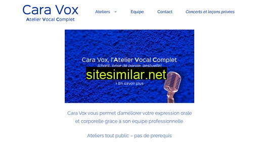 caravox.ch alternative sites