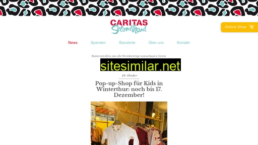 caritas-secondhand.ch alternative sites