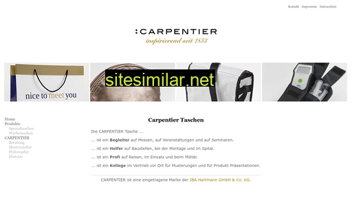 carpentier.ch alternative sites