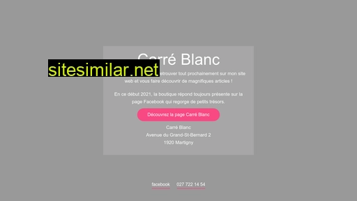 carreblanc.ch alternative sites
