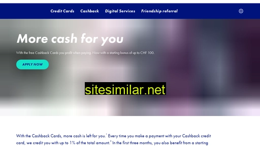 cashback-cards.ch alternative sites
