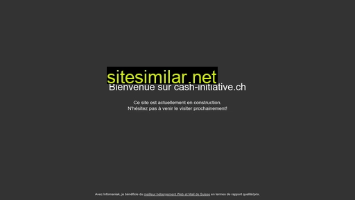 cash-initiative.ch alternative sites