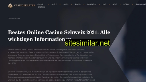 casinoberater.ch alternative sites