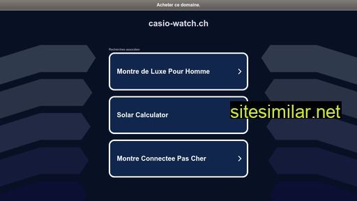 casio-watch.ch alternative sites