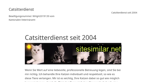 catsitterdienst.ch alternative sites