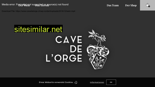 cavedelorge.ch alternative sites