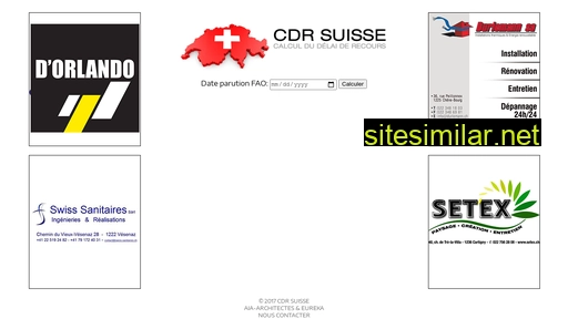 cdrsuisse.ch alternative sites