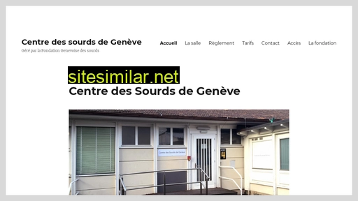 centre-sourds-geneve.ch alternative sites