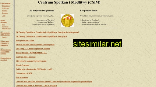 Centrum-sim similar sites