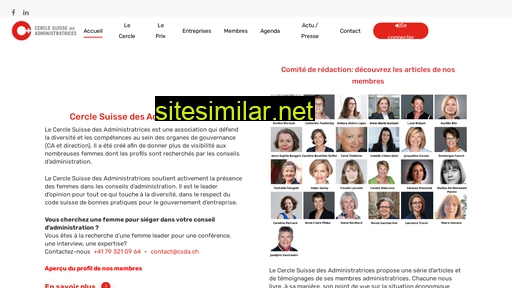 Cercle-suisse-administratrices similar sites