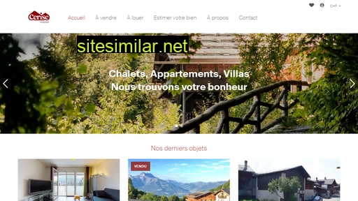 cerise-immobilier.ch alternative sites