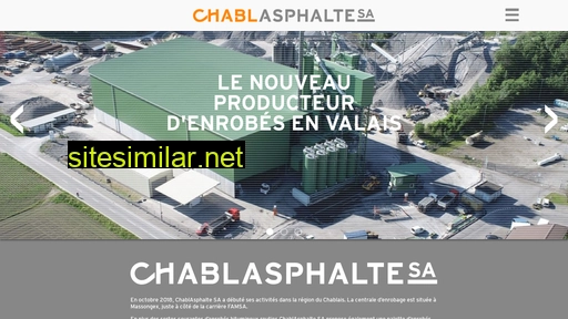 chablasphalte.ch alternative sites