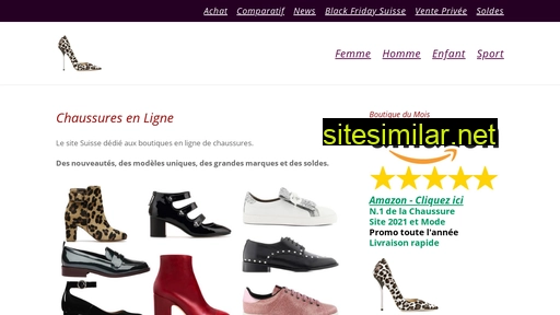 chaussuresenligne.ch alternative sites