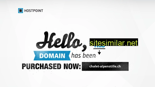 chalet-alpenstille.ch alternative sites