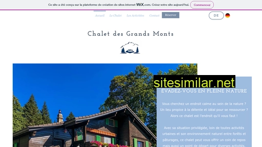 chaletdesgrandsmonts.ch alternative sites