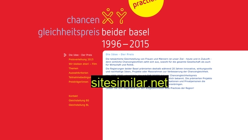 chancengleichheitspreis.ch alternative sites