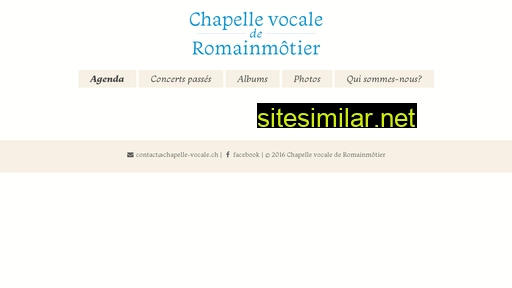 chapelle-vocale.ch alternative sites