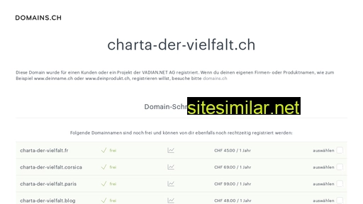 charta-der-vielfalt.ch alternative sites