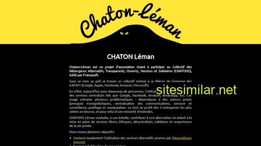 chaton-leman.ch alternative sites