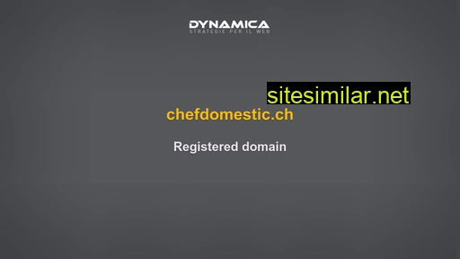 chefdomestic.ch alternative sites