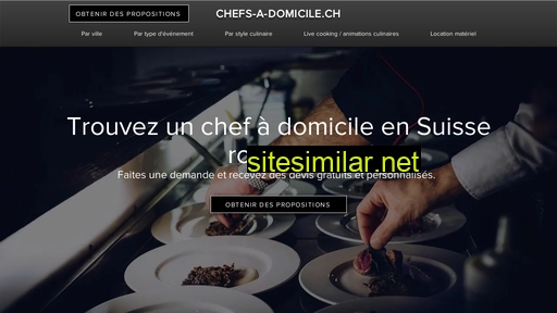 chefs-a-domicile.ch alternative sites