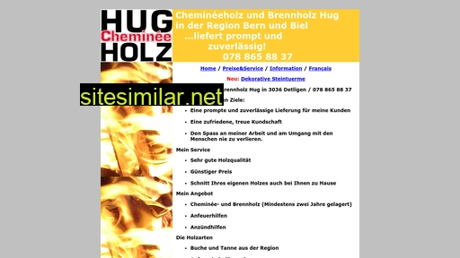 chemineeholz-hug.ch alternative sites