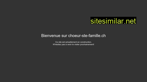 choeur-ste-famille.ch alternative sites