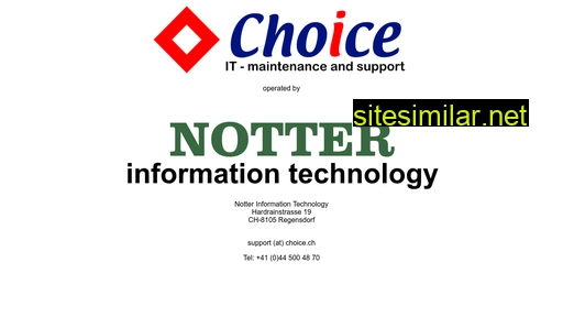 choice.ch alternative sites