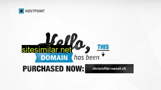 christoffel-roetali.ch alternative sites