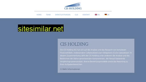 cisholding.ch alternative sites