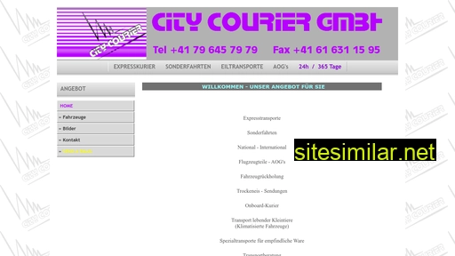 citycourier.ch alternative sites
