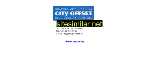city-offset.ch alternative sites