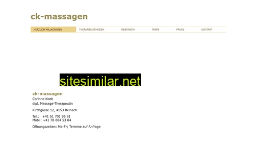ckmassagen.ch alternative sites