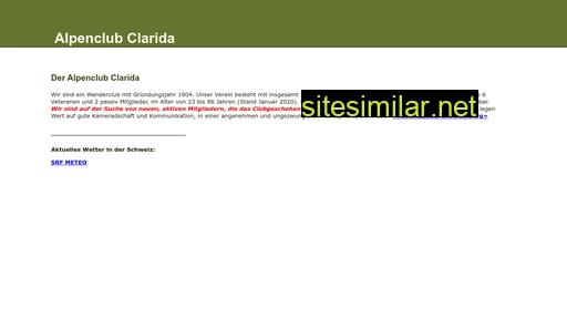 clarida.ch alternative sites